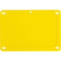 &eacute;tiquette vierge pour vanne, Plastique, 4-3/4" la x 3-1/4" h Duraquip Inc