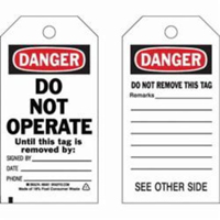 Étiquettes de sécurité auto-plastifiantes, Polyester, 3" la x 5-3/4" h, Anglais SX346 | Duraquip Inc