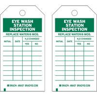 &eacute;tiquettes de rapport d'inspection, Polyester, 4" la x 7" h, Anglais Duraquip Inc