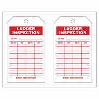 &eacute;tiquettes de rapport d'inspection, Polyester, 4" la x 7" h, Anglais Duraquip Inc