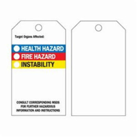 Self-Laminating Right-To-Know Tags, Polyester, 3" W x 5-3/4" H, English SX834 | Duraquip Inc