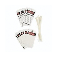 Self-Laminating Accident Prevention Tags, Polyester, 3" W x 5-3/4" H, English SX849 | Duraquip Inc