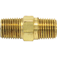 Male Hex Nipple, Brass Duraquip Inc