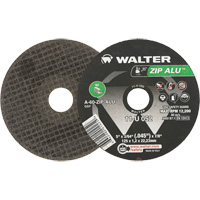 Zip Alu Cut-Off Wheel, 5" x 3/64", 7/8" Arbor, Type 1, Aluminum Oxide, 12200 RPM Duraquip Inc