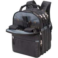 Sacs &agrave; dos pour outils &agrave; 75 pochettes, 13" lo x 17-1/2" la, Noir, Nylon Duraquip Inc