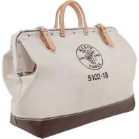 Heavy-Duty 18" Tool Bag, Canvas, 1 Pockets, Beige Duraquip Inc
