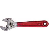 Adjustable Wrench, 4-1/2" L, 1/2" Max Width, Chrome/Polished Duraquip Inc