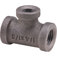 Tee, Reducing, Galvanized, 1" x 1/2" x 3/4" Duraquip Inc