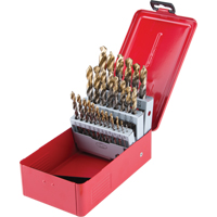 Jobber Drill Set, 29 Pieces, High Speed Steel Duraquip Inc