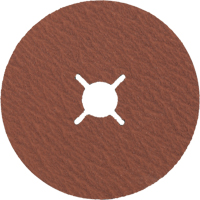 Disque en fibre, C&eacute;ramique, 80, 4-1/2" Dia x 7/8" Arbre Duraquip Inc