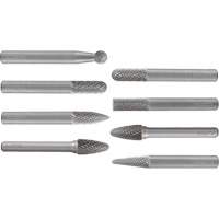 AllSteel Carbide Burr Set, 8 Pieces Duraquip Inc