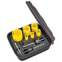Trousse de scie pour plombier pour trou &agrave; coupe profonde, 10 morcea Duraquip Inc