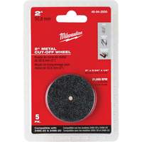 Disque &agrave; tronçonner pour meuleuse &agrave; angle droit M12 Fuel, 2" x 0,04", Arbre de 1/4", Type 1, Oxyde d'aluminium, 21000 Tr/min Duraquip Inc