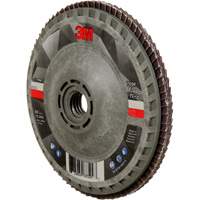 Disque &agrave; lamelles &agrave; changement rapide 769F, 4-1/2" x 5/8"-11, Type 27, Grain 120+, C&eacute;ramique Duraquip Inc