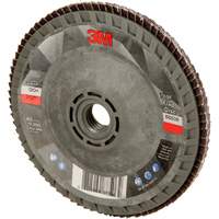 Disque &agrave; lamelles &agrave; changement rapide 769F, 4-1/2" x 5/8"-11, Type 29, Grain 120+, C&eacute;ramique Duraquip Inc