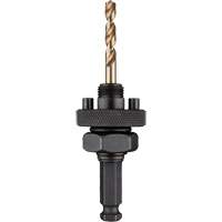 Hole Dozer Hole Saw Large Arbor with Cobalt Pilot Bit, 1-1/4" and Larger, 1/4" Shank Duraquip Inc