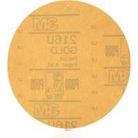 Disque en papier Gold 216U Hookit<sup>MC</sup>, dia 6", Grain P600, Oxyde d'aluminium, Poids A TCT814 | Duraquip Inc
