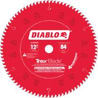 Lame de scie &agrave; d&eacute;couper Trex Blade, 12", 84 dents, Pour Plastique/Plastique Duraquip Inc