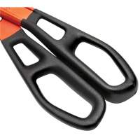 Cisaille d'&eacute;tain en aluminium dentel&eacute; de 13" avec poign&eacute;e tremp&eacute;e, Longueur de coupe de 3", Coupe Droit Duraquip Inc