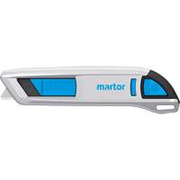Secunorm 500 Retractable Safety Knife, 9 mm, Aluminum Handle Duraquip Inc