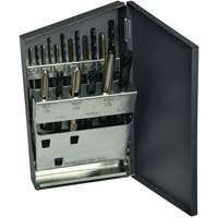 HTGP Metric Jobber Drill & Hand Tap Set, 18 Pieces Duraquip Inc