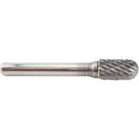 Cylinder Shape Radius End Carbide Shipyard Bur, SC-3, 3/8" Dia., 3/4" Depth of Cut Duraquip Inc