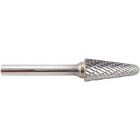 Taper Shape Carbide Shipyard Bur, SL-5, 5/8" Dia., 1/4" Shank, 1-3/16" Depth of Cut Duraquip Inc