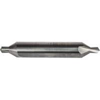 Combined Centre Drill & Countersink, #1, 3/64" Small Diameter, 1/8" Large Diameter, Carbide Duraquip Inc