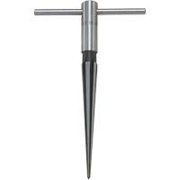 Al&eacute;soir avec manche en T, #130, Cannelure Droit, Acier, Tige Conique Duraquip Inc