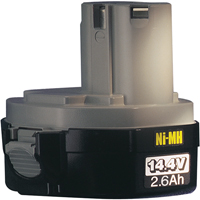 Bloc-piles de style nacelle, Ni-MH, 14,4 V, 2,6 A Duraquip Inc