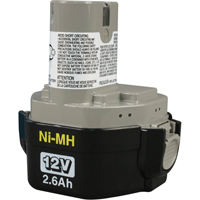 Bloc-piles de style nacelle, Ni-MH, 12 V, 2,6 A Duraquip Inc