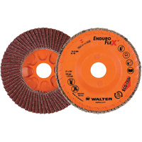 Disque &agrave; lamelles Enduro-Flex, 5" x 7/8", Type 27, Grain 40, Alumine de zirconium Duraquip Inc