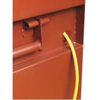 Jobsite Shelf Cabinet, Steel, 47.5 Cubic Feet, Red Duraquip Inc