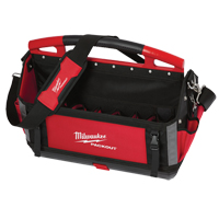Packout Tote, Ballistic Nylon, 32 Pockets, Black/Red Duraquip Inc
