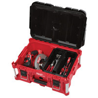 Packout Large Tool box, 22" x 16" x 11", Black/Red Duraquip Inc