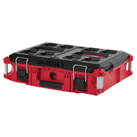 Packout Tool Box, 22" x 16" x 7", Black/Red Duraquip Inc