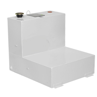 R&eacute;servoir de transfert pour carburant en acier, Acier, Capacit&eacute; 48 gal., Blanc Duraquip Inc