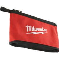 Zipper Pouch, Canvas, 1 Pockets, Black/Red Duraquip Inc