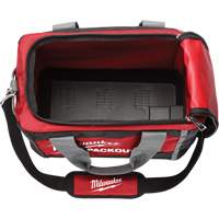 Packout Tool Bag, Ballistic Nylon, 2 Pockets, Black/Red Duraquip Inc