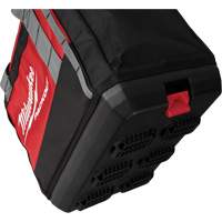 Packout Tool Bag, Ballistic Nylon, 2 Pockets, Black/Red Duraquip Inc