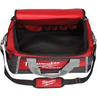 Packout Tool Bag, Ballistic Nylon, 8 Pockets, Black/Red Duraquip Inc
