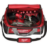 Packout Tool Bag, Ballistic Nylon, 8 Pockets, Black/Red Duraquip Inc
