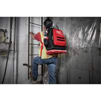 Packout Backpack, 15-3/4" L x 11-4/5" W, Black/Red, Ballistic Duraquip Inc