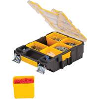 Organisateur de format moyen PRO, 4-1/2" la x 10-1/4" p x 13-3/5" h, Noir/Jaune Duraquip Inc