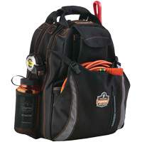 Arsenal&reg; 5843 Tool Backpack, 13-1/2" L x 8-1/2" W, Black, Polyester Duraquip Inc