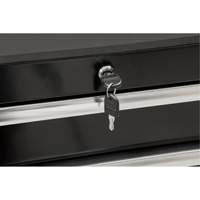 Heavy-Duty Tool Cart, 7 Drawers, 28" W x 22" D x 42-3/8" H, Black Duraquip Inc