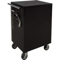 Heavy-Duty Tool Cart, 7 Drawers, 28" W x 22" D x 42-3/8" H, Black Duraquip Inc