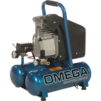 Portable Contractor Series Compressors - Oil Lube, Direct Drive, Electric, 3.3 Gal. (4 US Gal), 125 PSI, 115/1 V Duraquip Inc