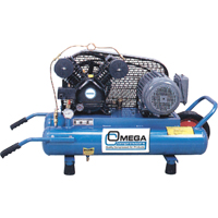 Contractor Series Air Compressors, Electric, 6.6 Gal. (8 US Gal), 125 PSI, 115/1 V Duraquip Inc