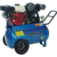 Contractor Series Air Compressors, Gas, 16.6 Gal. (20 US Gal), 125 PSI Duraquip Inc